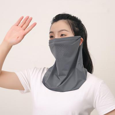 Máscara de Protección Solar de Verano para Cuello Protección UV Cubre Cara Protector Solar para Cara Exterior Cómodo Color Sólido Sombreros de Protección Solar para Ciclismo