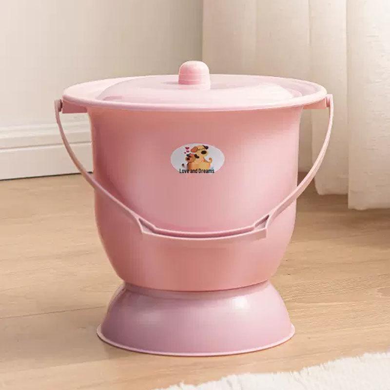 Women's Indoor Urinal with Lid for Night Use - Suitable for Rural, Elderly, and Children