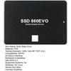 860 EVO SATA 3 2,5-Zoll-SSD 64/128/256 GB Geschwindigkeit Bis zu 545 MB/s Lesen 530 MB/s Schreiben PC Computer Desktop Laptop Interne Solid-State-Festplatte Ersatz