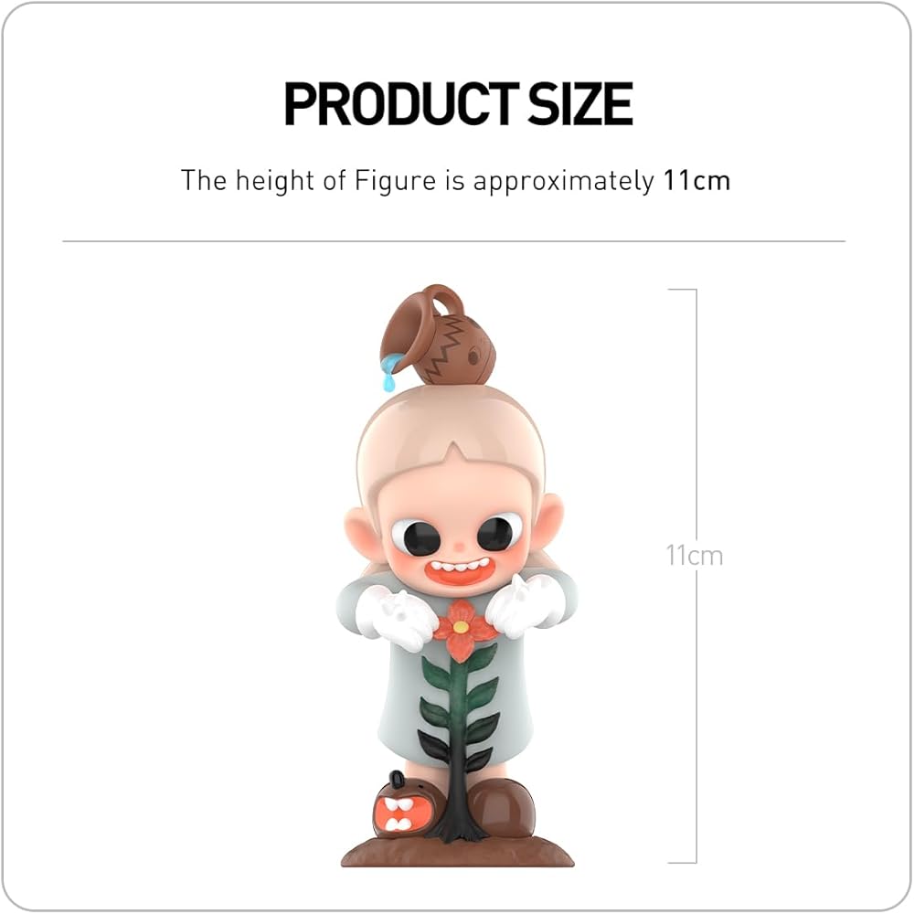 Pop Mart Zsiga A Little Red Flower for You Collectible Figure Decorative Home Accent
