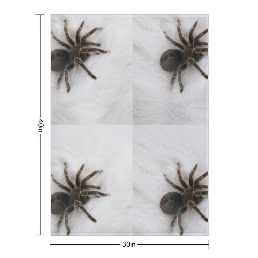 Tarantula on Fur Throw Blanket Softest Travel Beautifuls For Sofa Thin Blankets