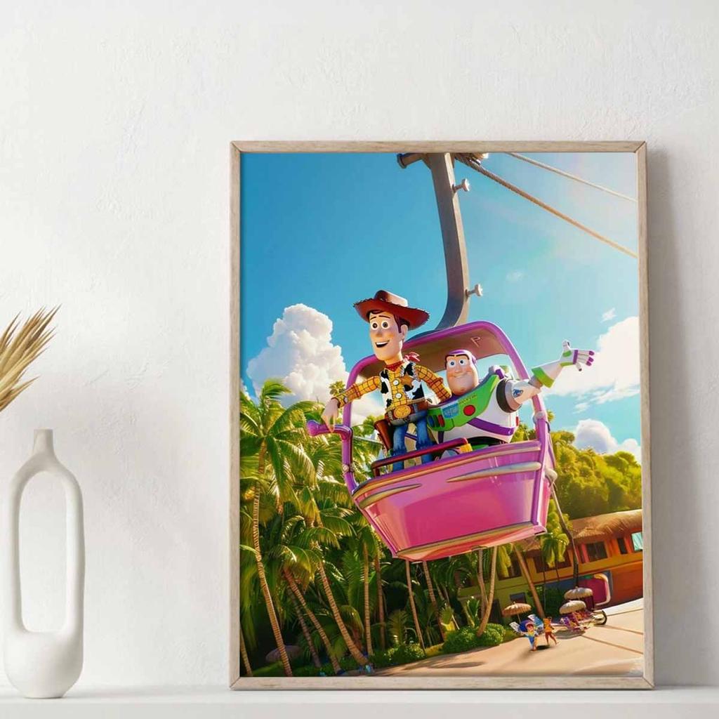DIY Diamond Painting Woody and Buzz Cross Stitch Kit Mosaic Art Diamond Painting Full Circle Diamond Home Decoration