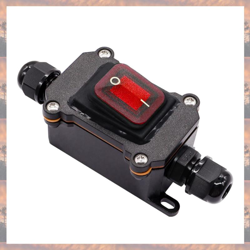 2025 Trend 1 Piece Waterproof Inline Switch Smart Switches 12V DC 20A High Current Power Waterproof Switch