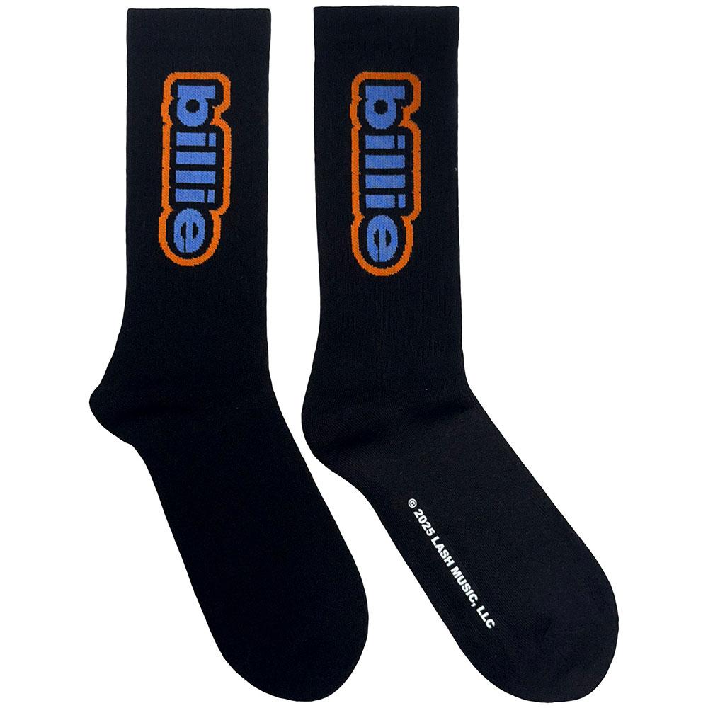 Billie Eilish Unisex Adult Outline Terrycloth Logo Ankle Socks