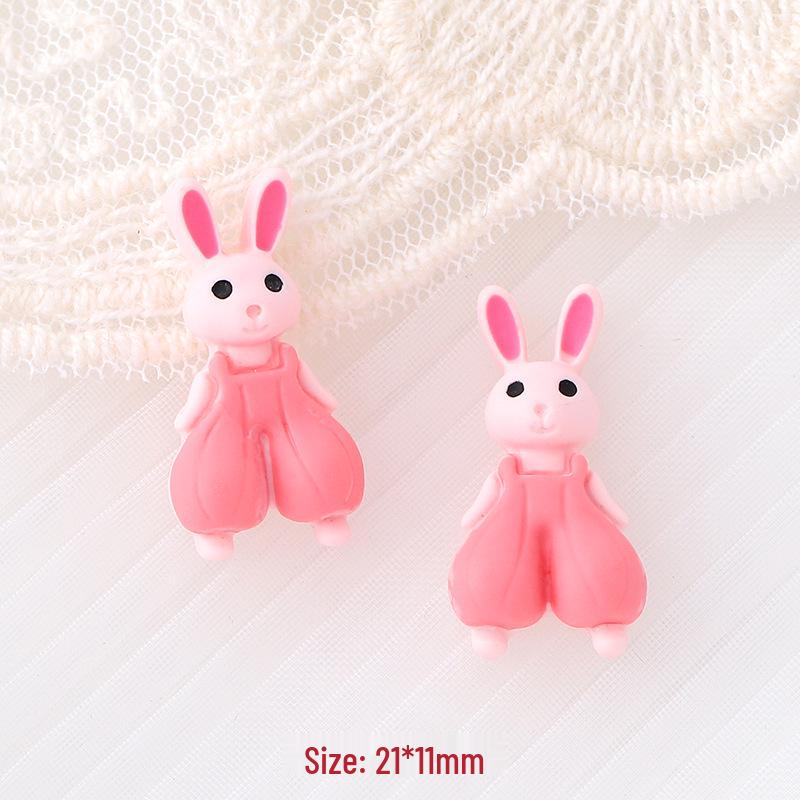 Cute Cartoon Duck Bear DIY Resin Ornaments: Phone Case, Hair Accessories, Stickers - Small Size