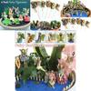 Set di 6 Miniature per Giardino delle Fate Set Coloratissimo Decorazione per Paesaggio Micro Esterno