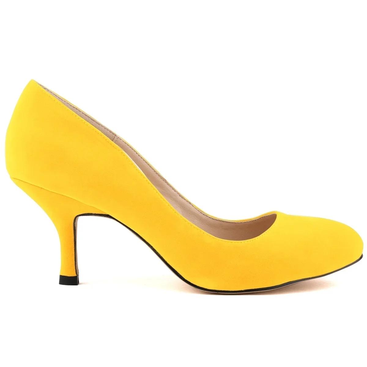 

Женские туфли-лодочки, классические, сексуальные, 6,5 см, со средним острым носком, на высоком каблуке, весенние, фирменные, черные, свадебные туфли, большой размер 42 35