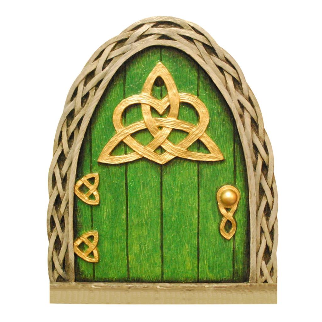 Fairy Princess Door Wooden Figurine With Printed Design For Yard Decor