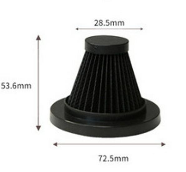 Wireless Handheld Car Vacuum Cleaner Accessory Set with HEPA Filter Screen and Universal Filter Element