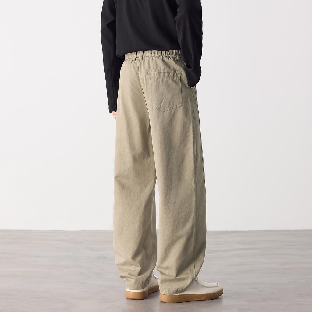 Casual Pants Men's Autumn New Straight-leg Pants Versatile Trend Loose Trousers Solid Color Overalls Wholesale