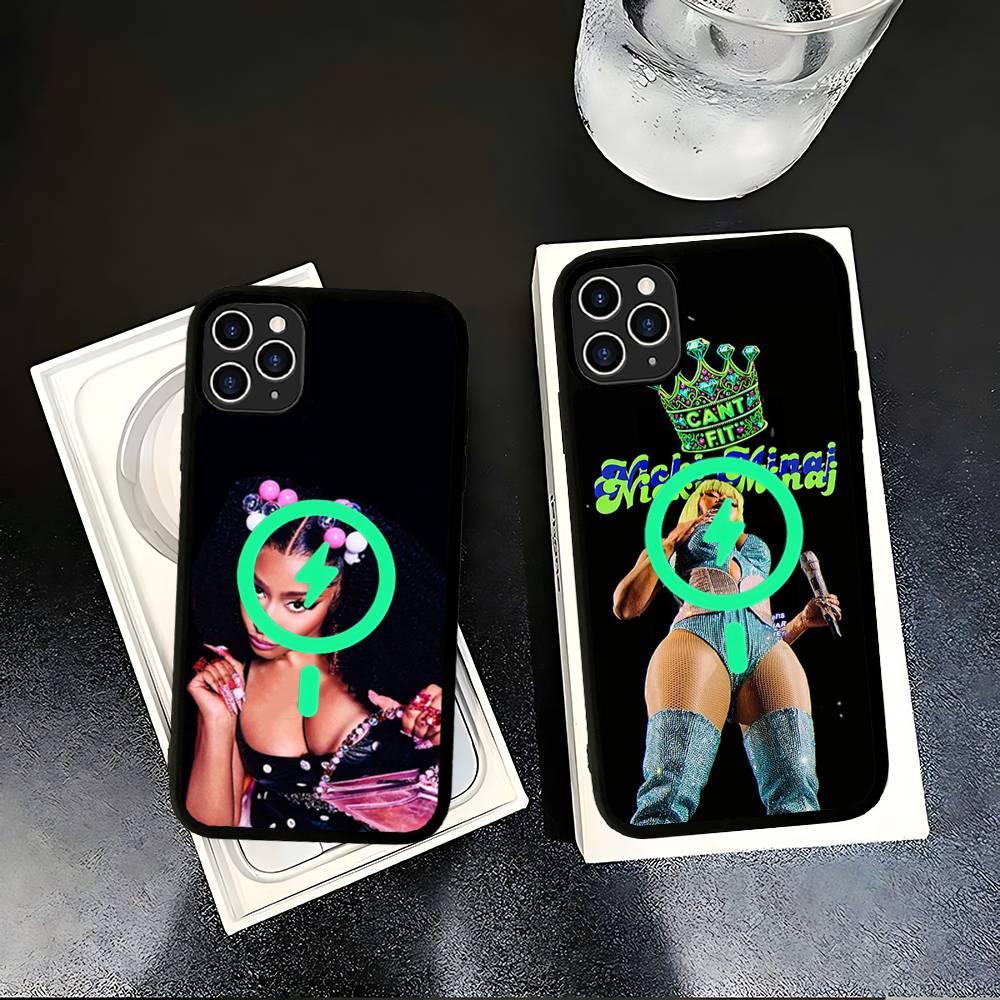 Nicki Minaj Rapper For Magsafe Magnetic Wireless Phone Case For IPhone 11 12 13 14 15 16 17 Pro Max Plus Cover