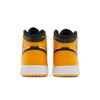 Air Jordan 1 Mid Grade School 'Reverse Yellow Toe' (Unisex) Taxi / White / Black Kids' Basketball Shoes 554725 701