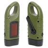 Hand-cranked Solar Power Flashlight: Portable Emergency Light