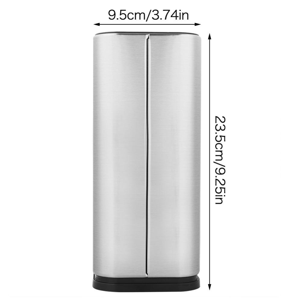 3.74*9.25in Universal Knife Block Rectangular Knife Storage Block Kitchen Counter