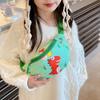Panda Dinosaur Printed Shoulder Chest Bag Children Cartoon Outdoor Wallet Casual