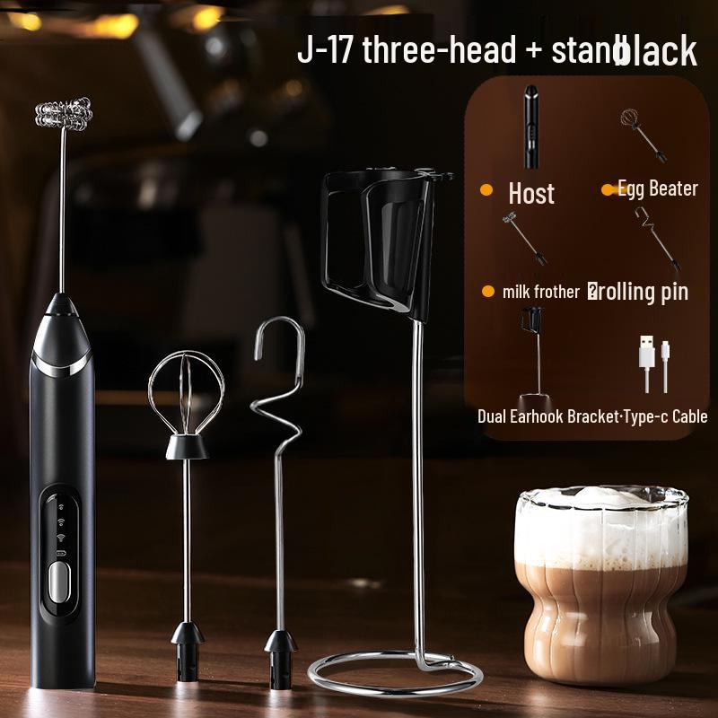 Electric Handheld Milk Frother & Mixer