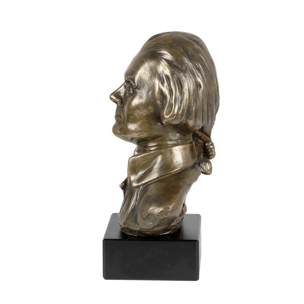 Thomas Jefferson - Marble Bust, Statuette of a Famous Person, Decoration for Office, School, and Hotel by the Art-Dog Brand