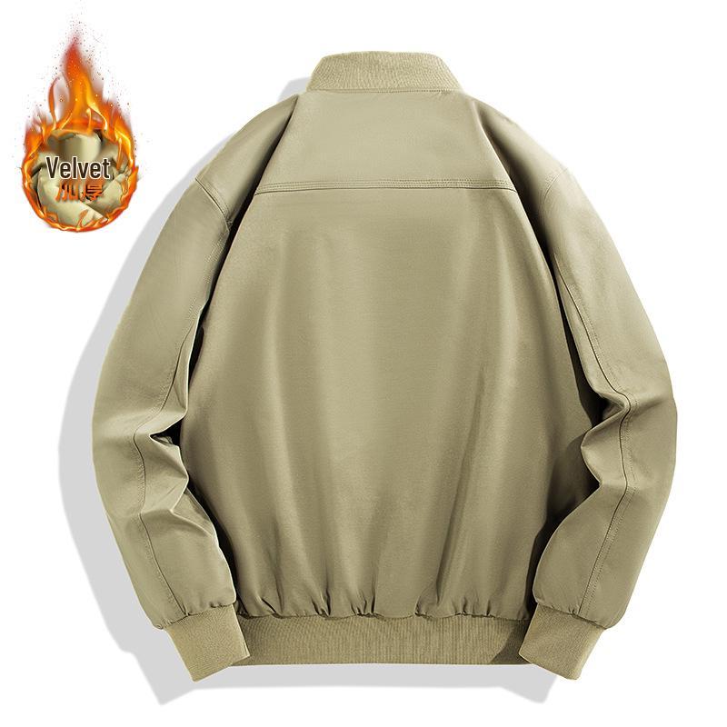 Men's Winter Cotton Thickened Baseball Collar Jacket