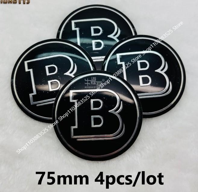 4Pcs Modified wheel hubcap B logo Emblem Badge sticker for W464 G63 G65 W463 G500 G350 W213 W204 W205 W253 W210 W211 W220