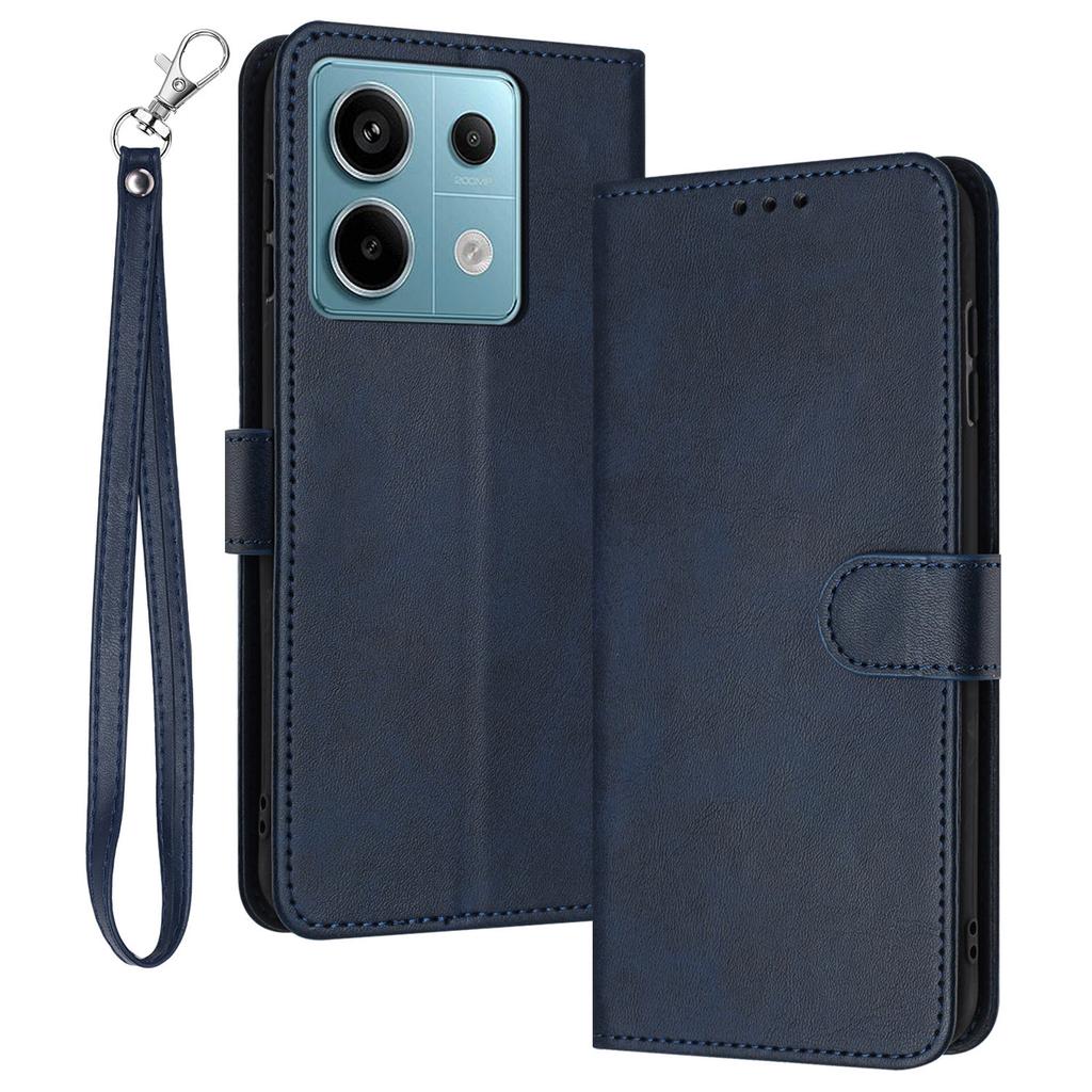 For Xiaomi Redmi Note 13 5G (China)/Redmi Note 13 5G Case Leather Wallet Anti-Fall Phone Cover