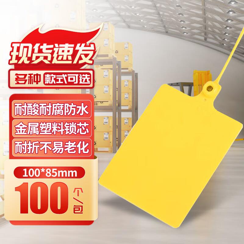Thick Plastic Logistics Label Tag