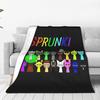 Sprunki All My Toys Super Soft Blankets  Travel Plush Throw Blanket Novelty Couch Chair Flannel Bedspread Sofa Bed Cover