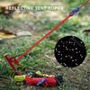 3mm Reflective Tent Guy Rope, 13 Feet Camping Rope Cord Guy Line for Camping Tent Fixation, Travel Backpacks, Outdoor