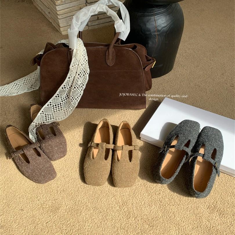 Retro Mary Jane Shoes Women's 2025 Autumn and Winter New French Temperament Elegant Fairy Wind Belt Soft Sole Evening Shoes Single Shoes