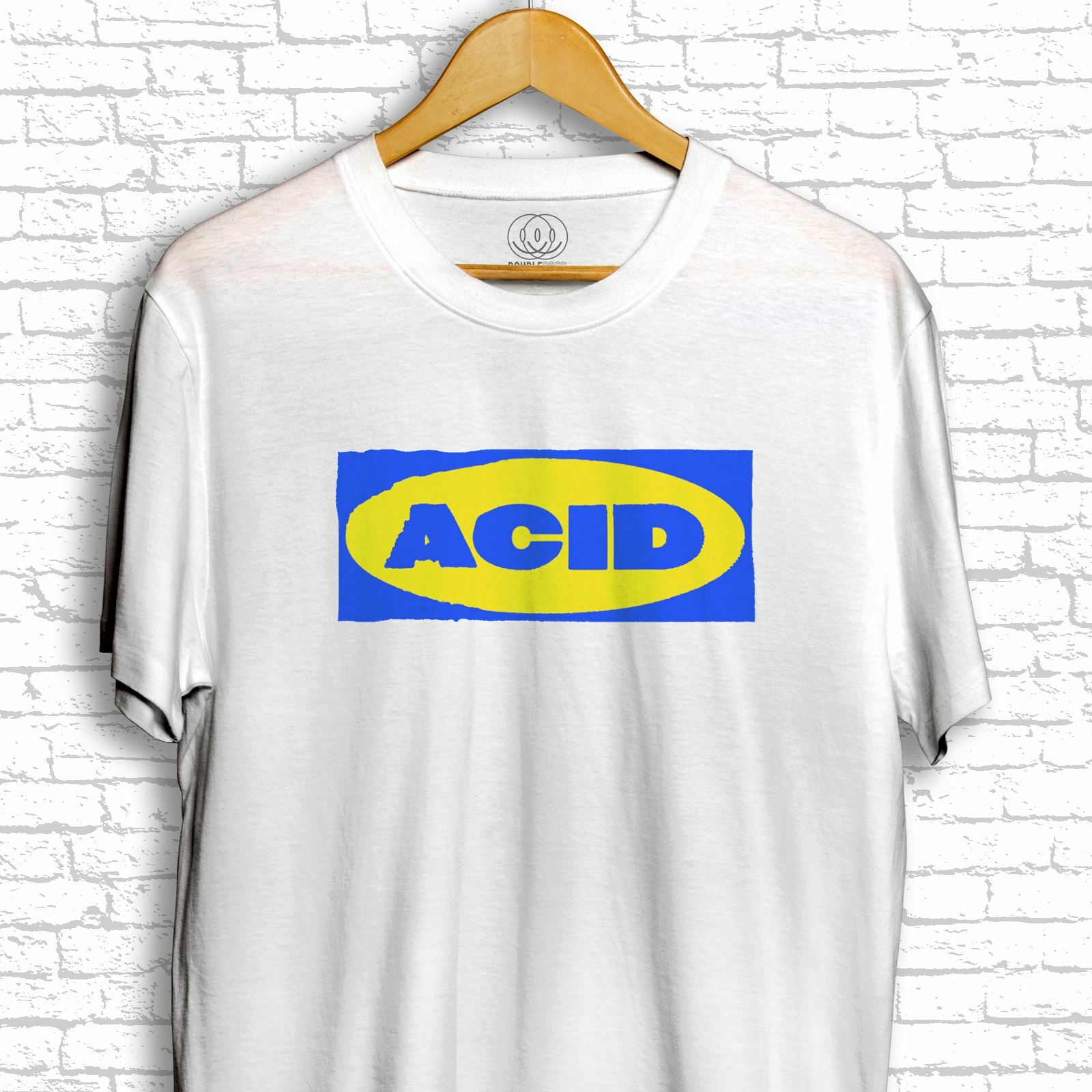 Логотип мебели Acid House Рейв EDM DJ Мужская футболка 4XL