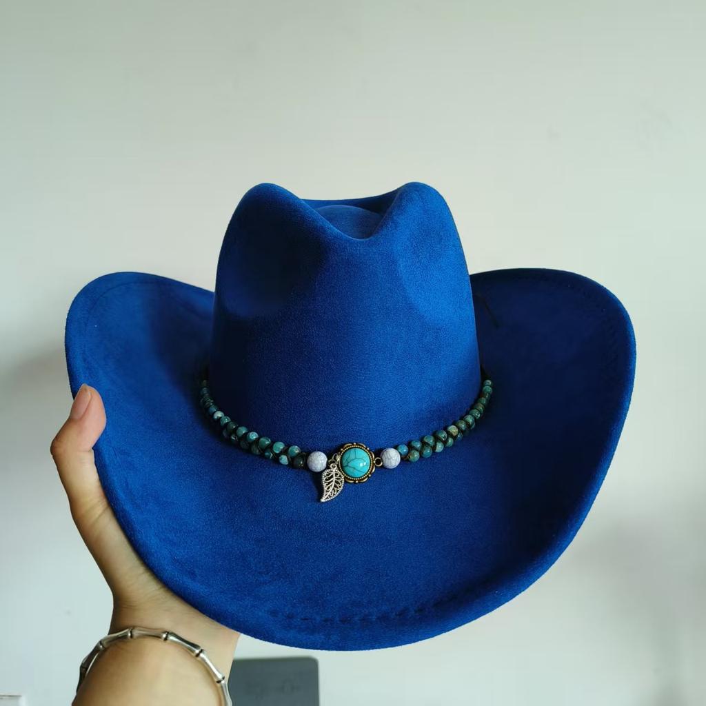 new western cowboy hat men suede hat wide brim cowboy hat with belt viet knight hat women sun protect cowgirl hat light hat