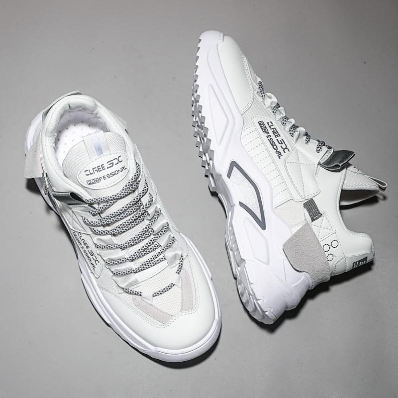 Thick-Soled Breathable Four-Season Men Shoes 2022 Summer Newest Mens Casual Shoes Fashion Comfortable Wear-Resistant High-Top Shoes 42