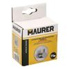 MAURER - Individual Bathroom Hanger Hook for Towels / Bathrobe, Stainless Steel, Resistant Self-Adhesive, Without Screws