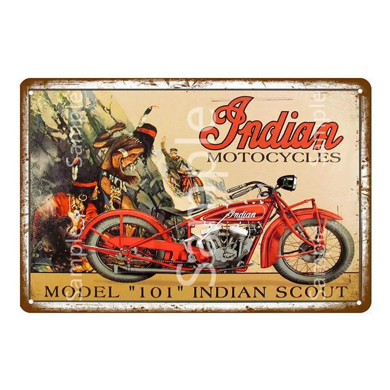 Retro Super Motor Metal Tin Signs Vintage Motorcycles Poster Motor Cycle Shop Plaque Pub Bar Garage Wall Decor 20x30cm YK144