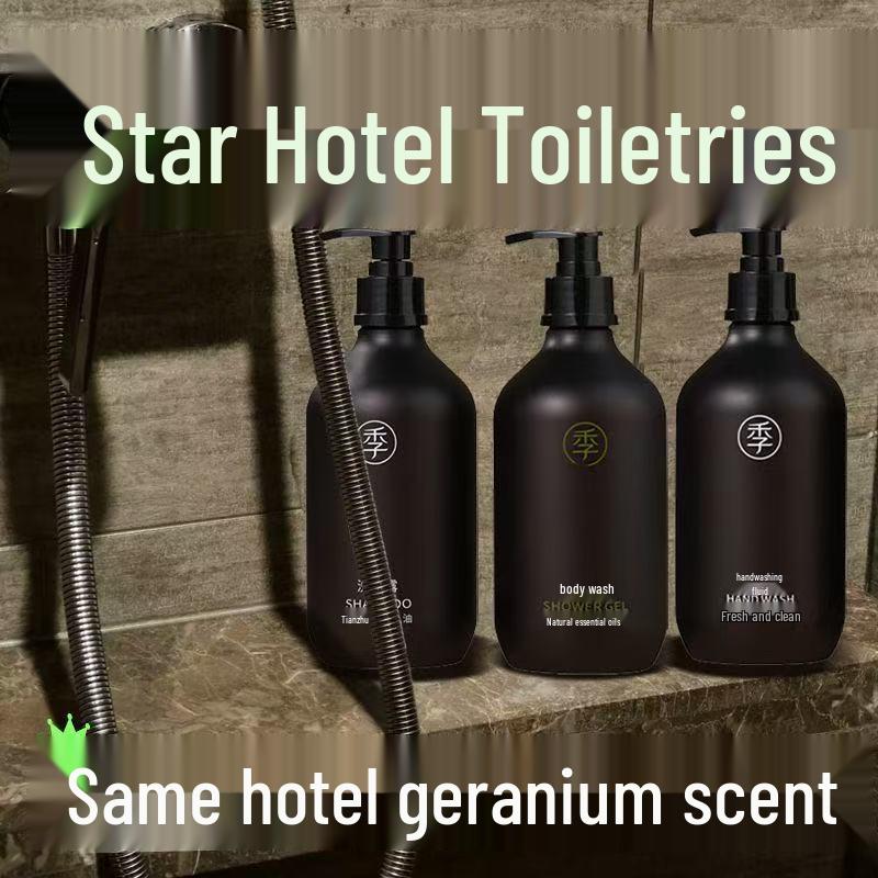 All Seasons Hotel Geranium Essential Oil Shampoo & Shower Gel - Free Shipping
