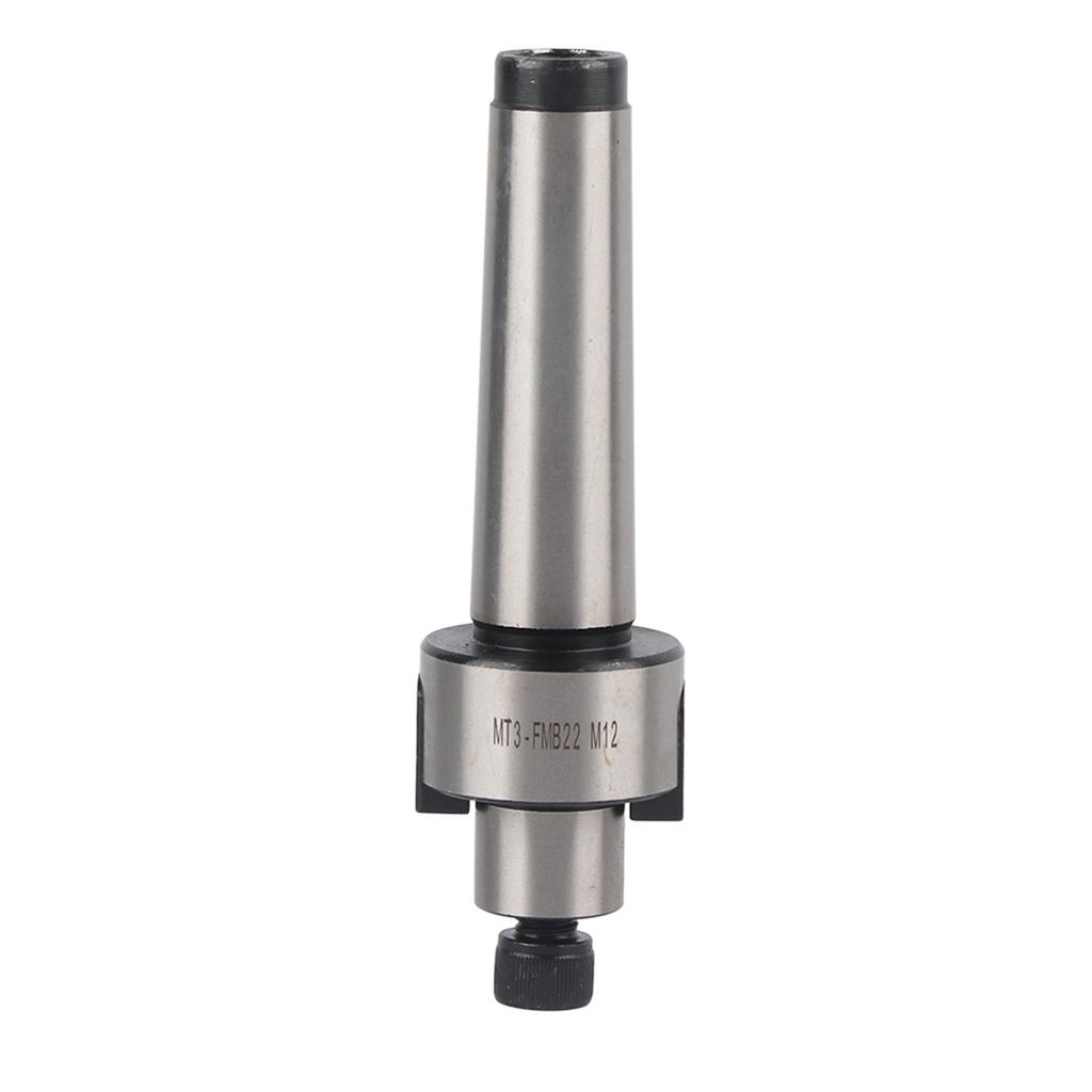 M12 Gewinde Kegel Fräsdorn Fräsdorn Kegel Werkzeughalter 138mm Länge 22mm Nut MT3FMB22