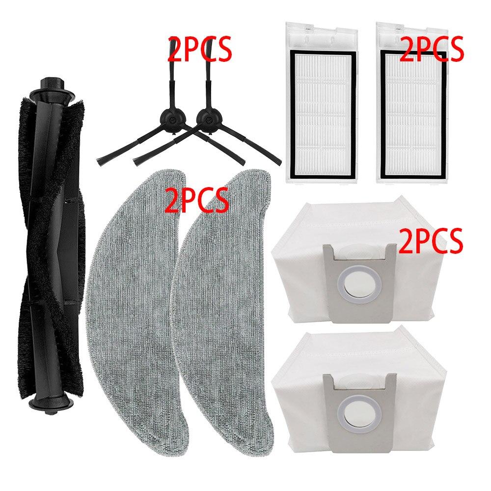Dla Xiaomi Roidmi Eve Plus SDJ01RM Główne Szczotki Boczne Filtr Hepa Mop Worek na Kurz Część Odkurzacza Domowego