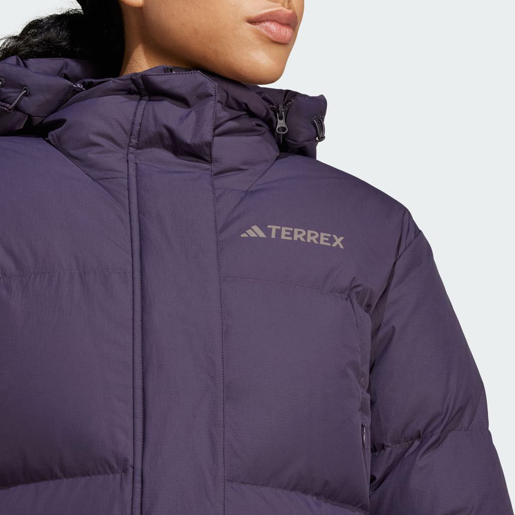 Adidas Terrex Cold.Rdy FW24 Xploric Wind.Rdy Outdoor Windproof Warm Water-Resistant Sports Cotton Jacket Women Jacket Purple IX7930