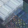 6/10 Rolls Laser Starry Sky Transfer Foils Aurora Glass Paper Foil Nail Sticker For Gel & Cat Eye Polish Transfer Decals Diy Nai