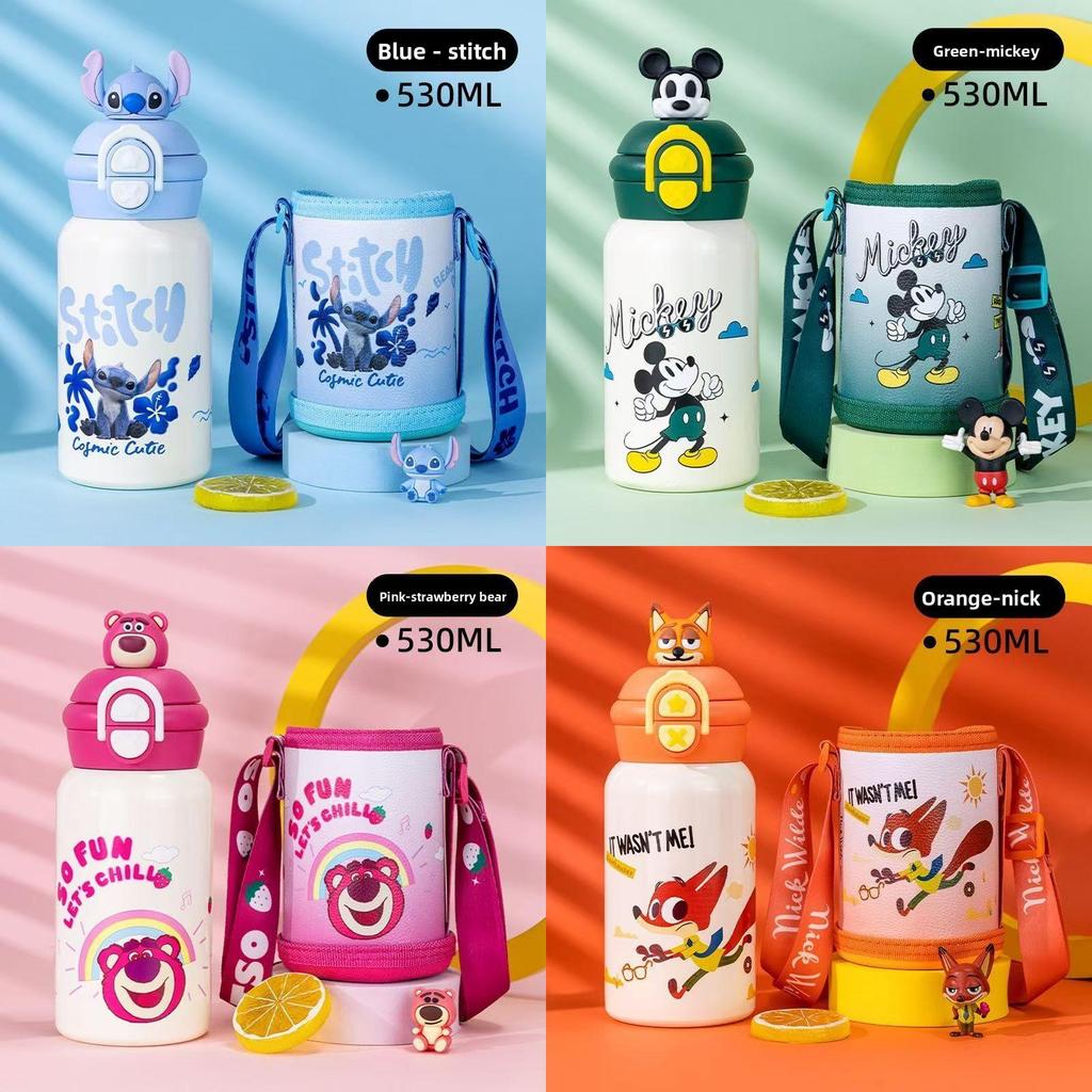 Zootopia Childrens Insulated Water Bottle With 316 Stainless Steel For School And Travel