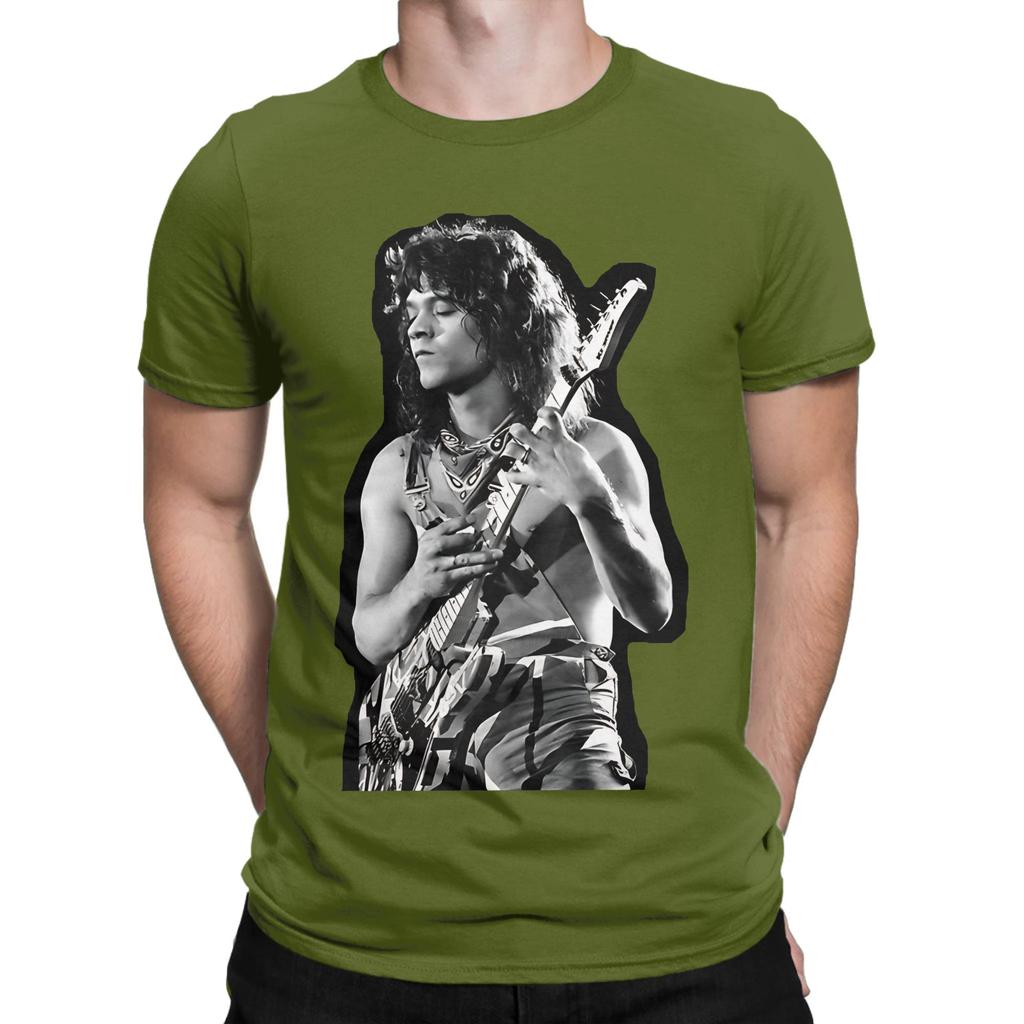 long sleeve eddie stuff eddie funny eddie Funny 100 Cotton TShirt Van Halen Tees Tops For Unisex