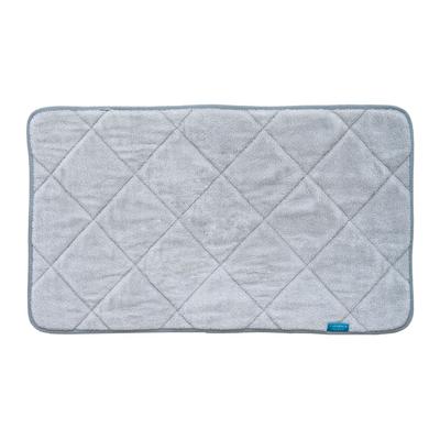 OKA PLYS Kararaca Bad 35cm x Grå torkande absorberar torkar torktumlare frotté Matta, ca. 60 cm, (Bra prestanda, vatten, snabbt, antibakteriell, luktborttagande,