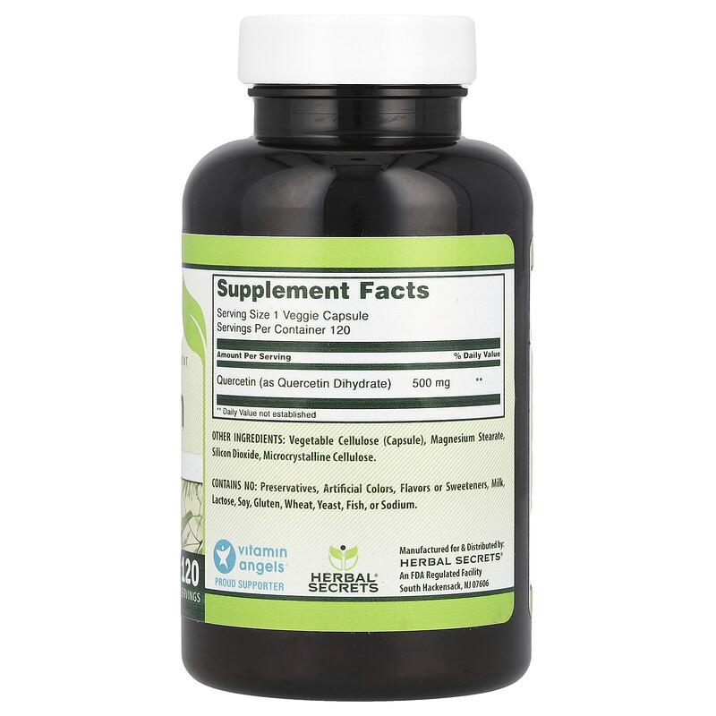 Quercetin, 500 mg, 120 Veggie Capsules