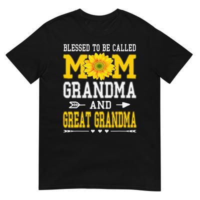 Blessed To Be Called Mom Grandma Great Grandma Mothers Day Tshirt
