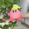 Plush Kirby Keychain Stuffed Toy Cartoon Doll Birthday Gift Schoolbag Pendant