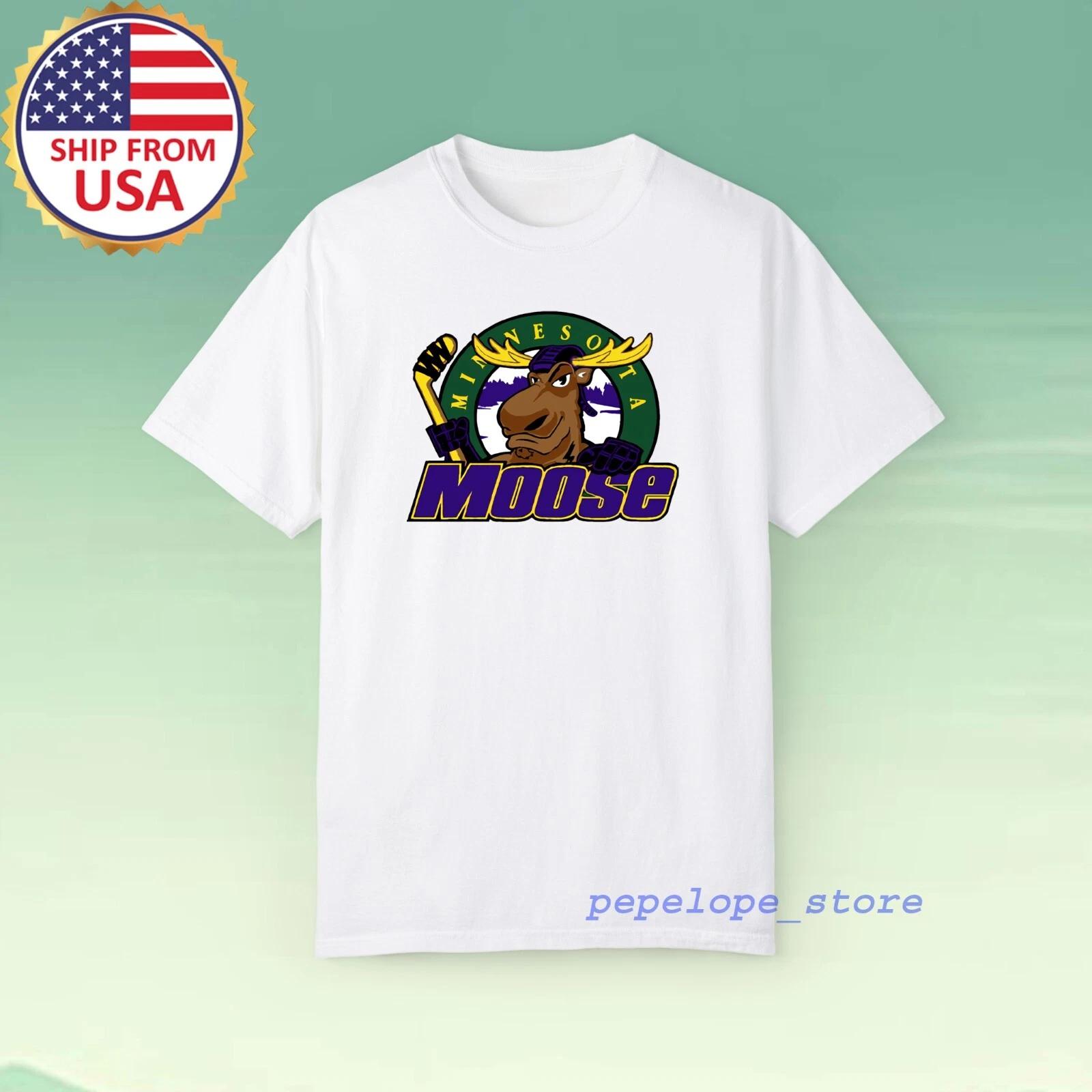 Minnesota Moose Men s White Size S-5XL XL
