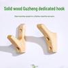 Massivholz Guqin Wandhalterständer & Haken für Zubehör