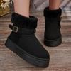 Fashionable New Style Comfortable Wear-resistant Anti Slip Casual Women's Boots Elegant Round Toe Sexy Warm Snow Boots In Winter