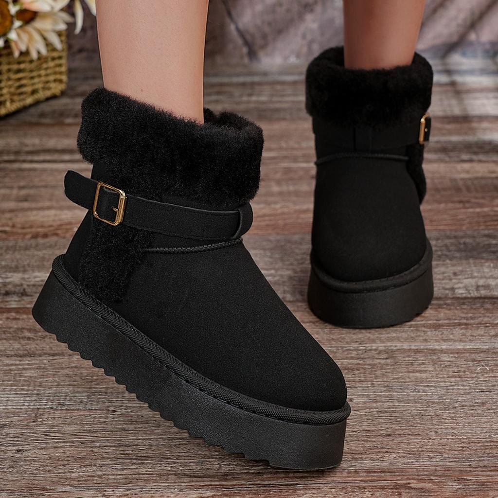 Fashionable New Style Comfortable Wear-resistant Anti Slip Casual Women's Boots Elegant Round Toe Sexy Warm Snow Boots In Winter