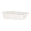 Mazzoni 31Cm White Baking Dish With Handles