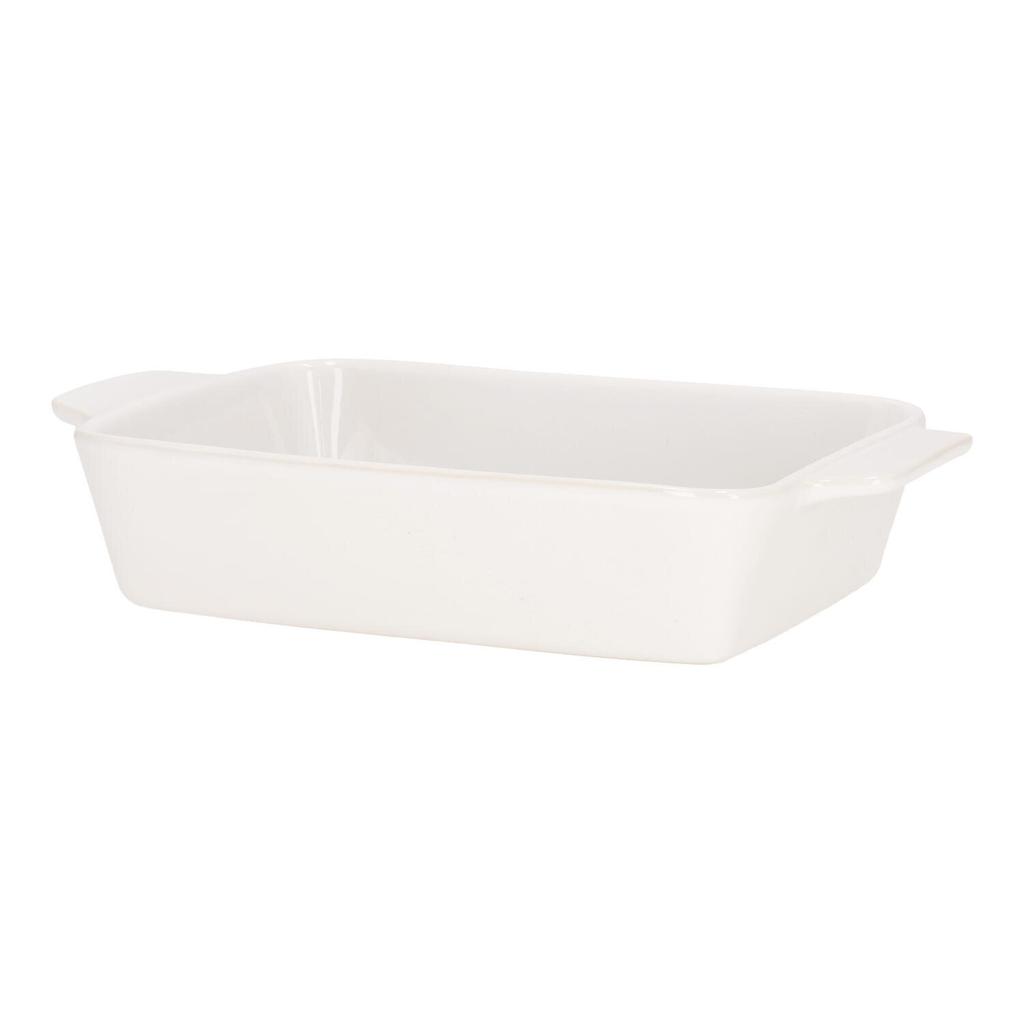 Mazzoni 31Cm White Baking Dish With Handles